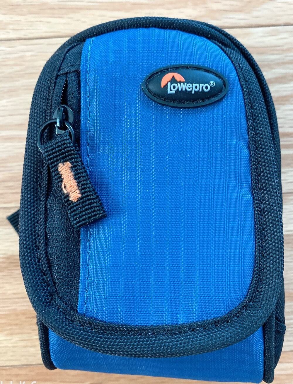 New Lowepro Ridge 30 Camera Case Blue Black Compact Digital Camera Pouch